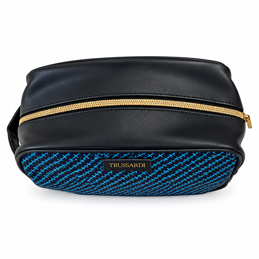 Trussardi - Large Navy Pouch