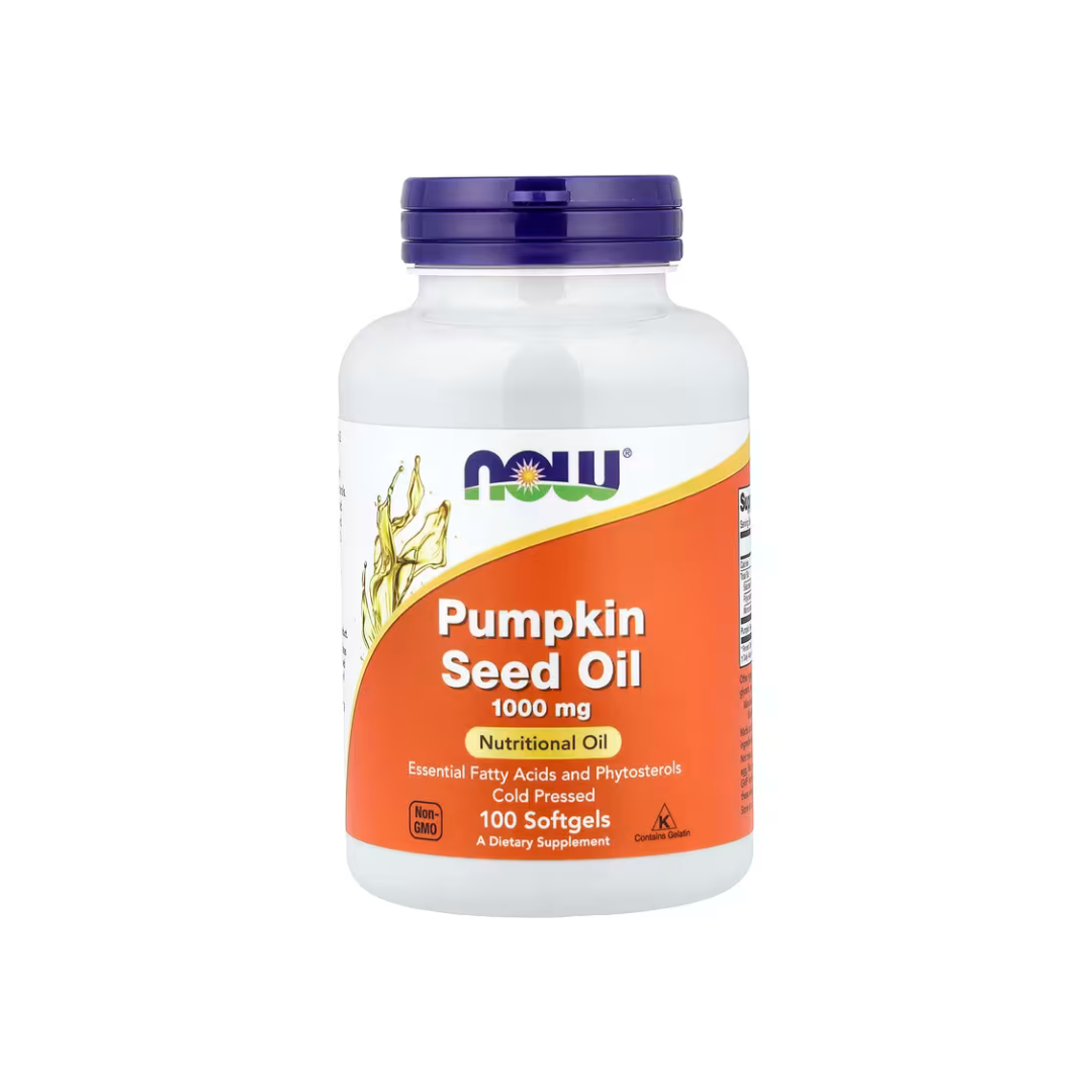 NOW - PUMPKIN SEED OIL 1000 MG | 100 SOFTGELS