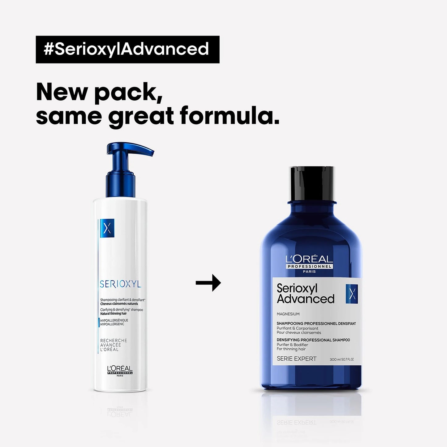 L'Oréal Professionnel Paris - Serioxyl Advanced Shampoo| 300 mL