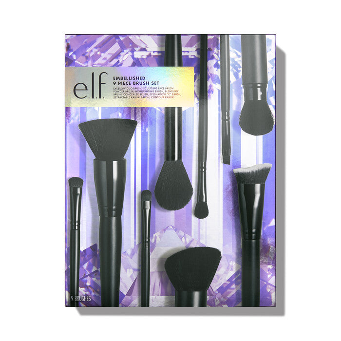 e.l.f - Embellished 9-Piece Brush Set