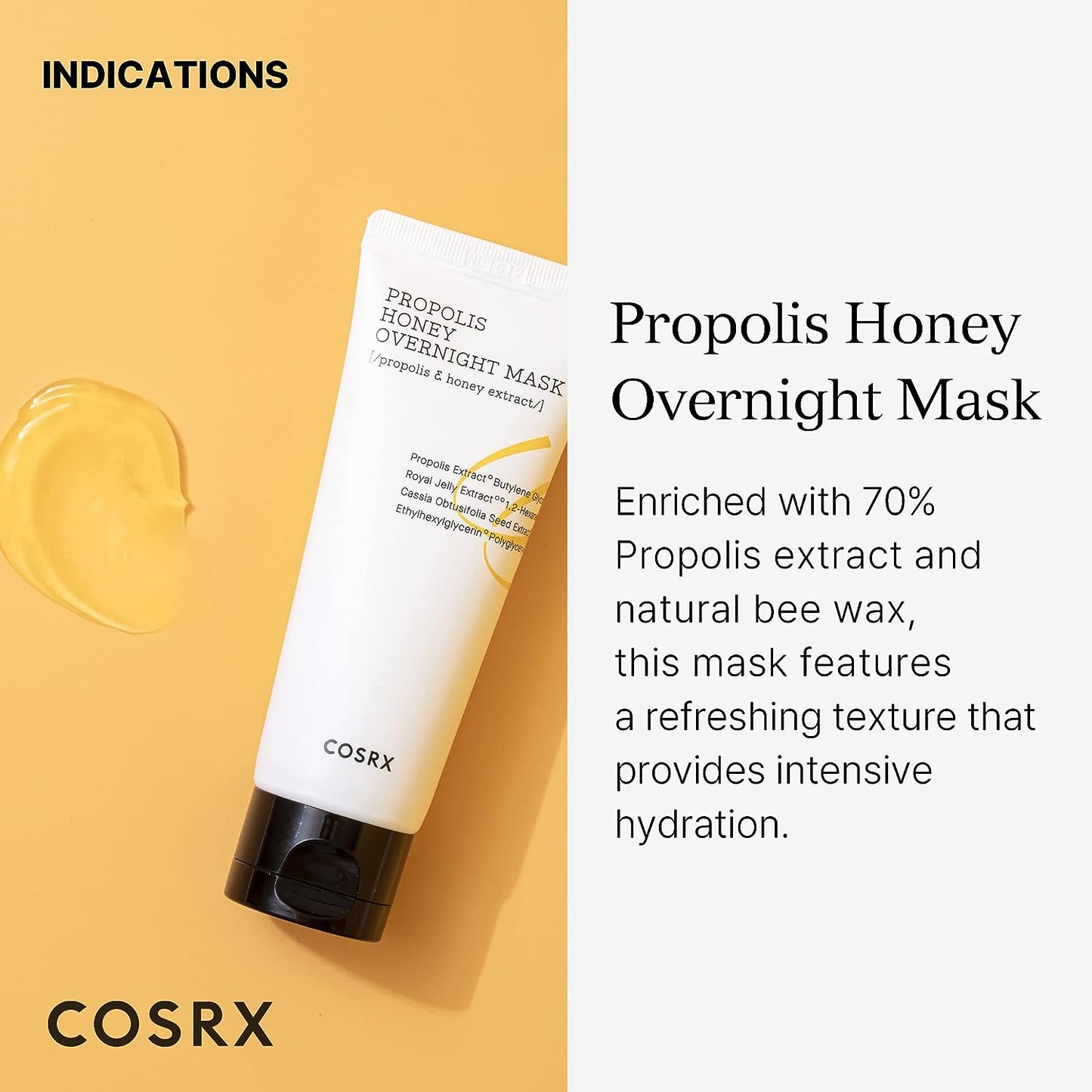 COSRX - Full Fit Propolis Honey Overnight Mask | 60 mL