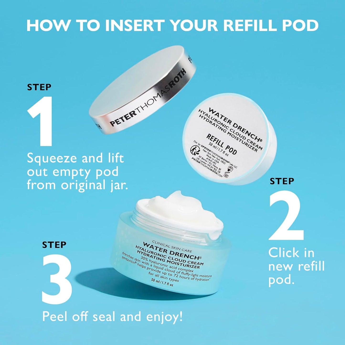 PETER THOMAS ROTH - WATER DRENCH HYALURONIC CLOUD CREAM | 50 ML