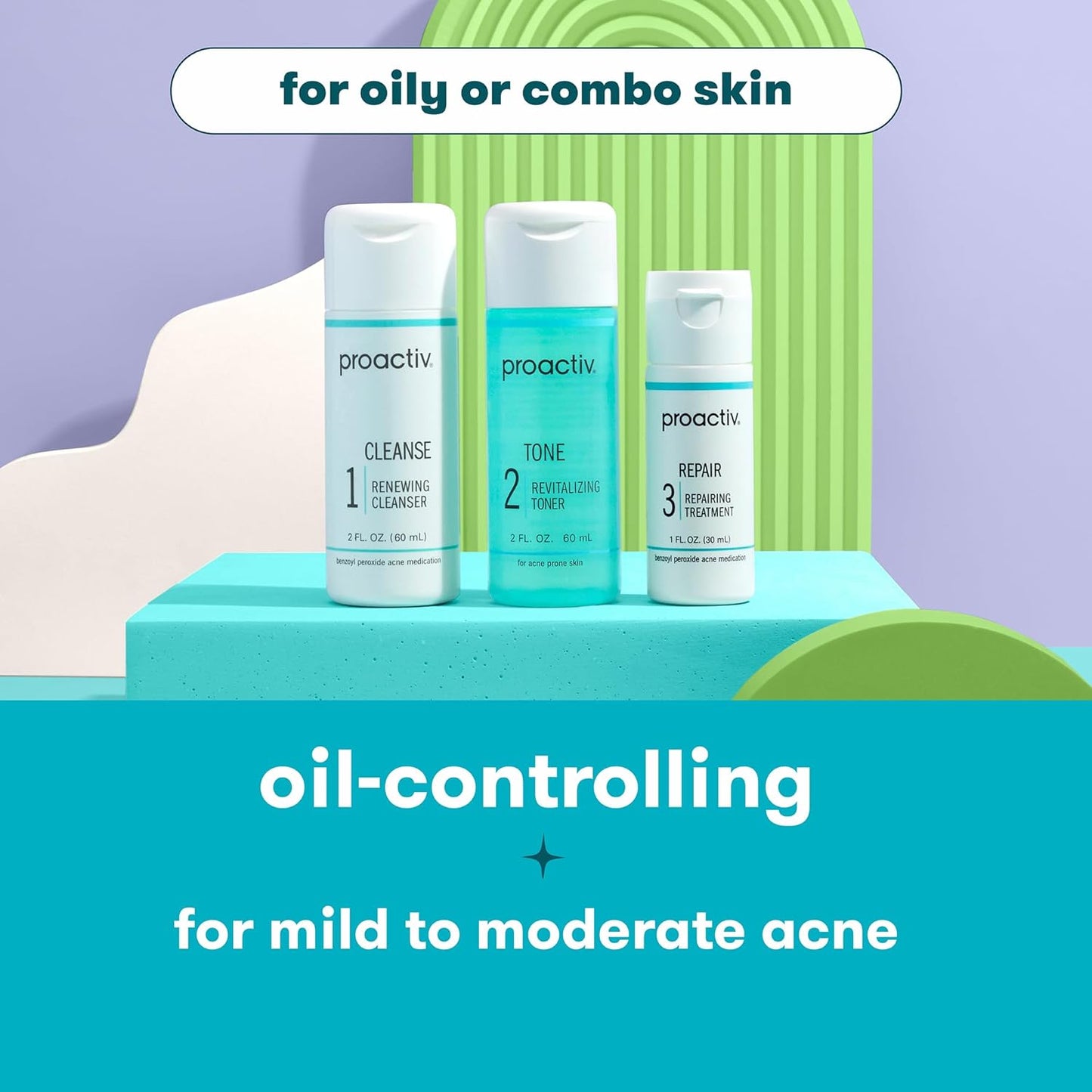 PROACTIV 3 STEP ACNE TREATMENT SYSTEM 30 DAYS