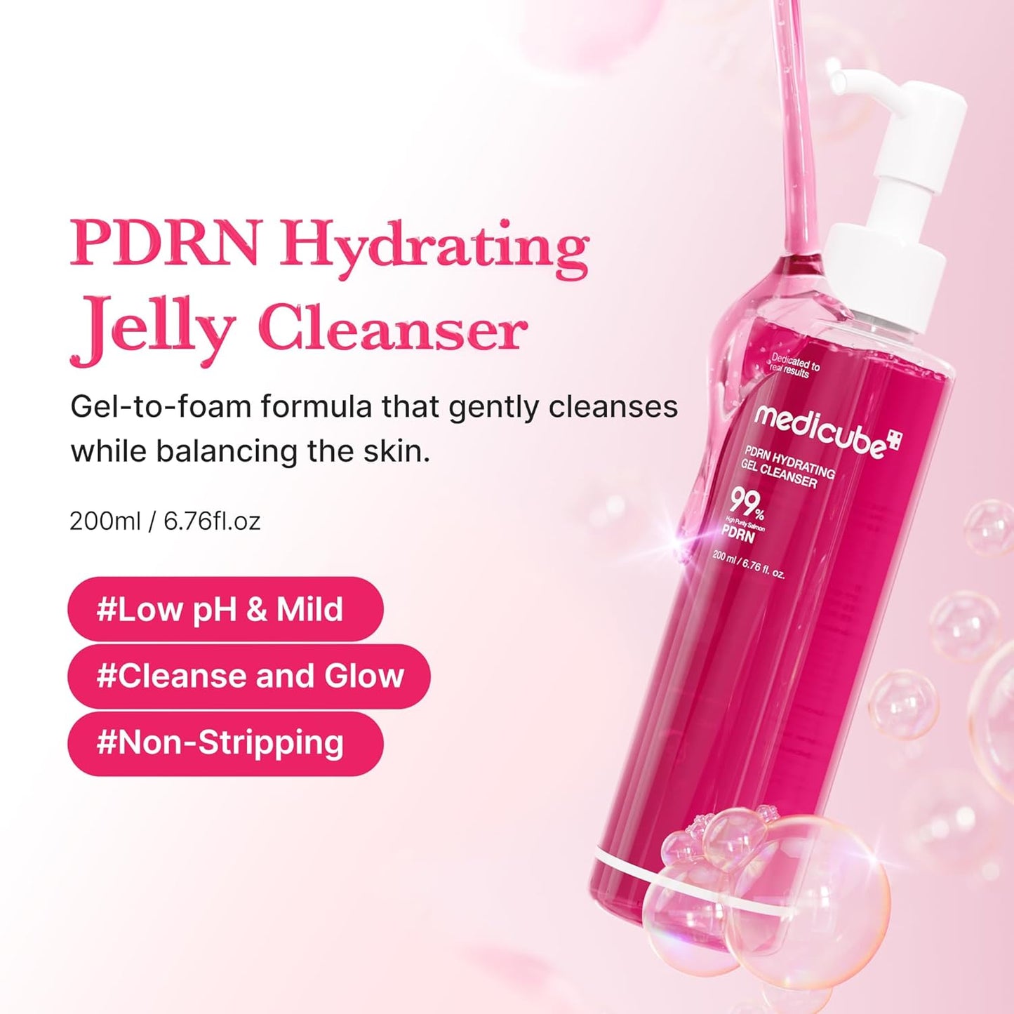 MEDICUBE - PDRN Hydrating Gel Cleanser | 200 ML
