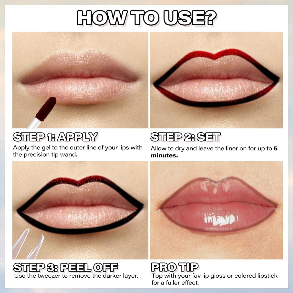Cilrofelr - Peel Off Lip Liner Stain