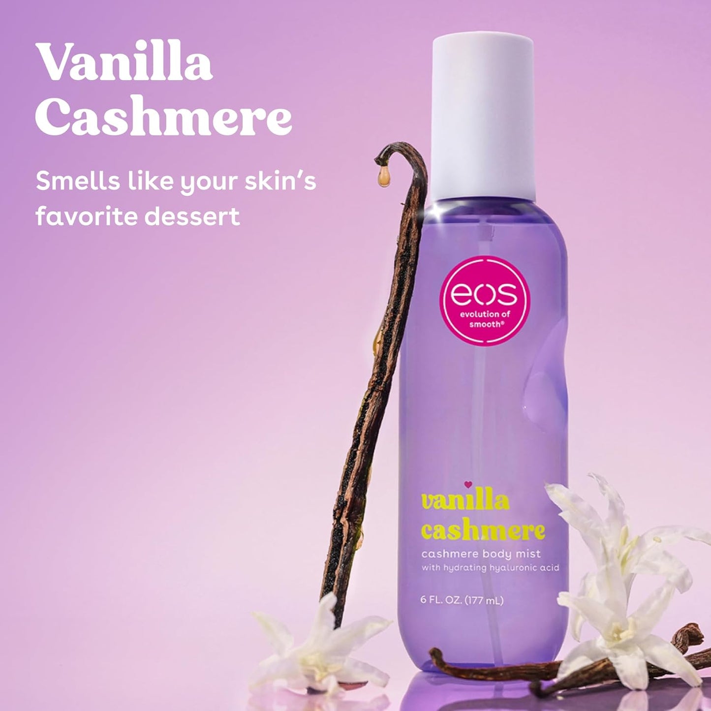 eos - shea better BODY MIST | VANILLA CASHMERE | 127 mL
