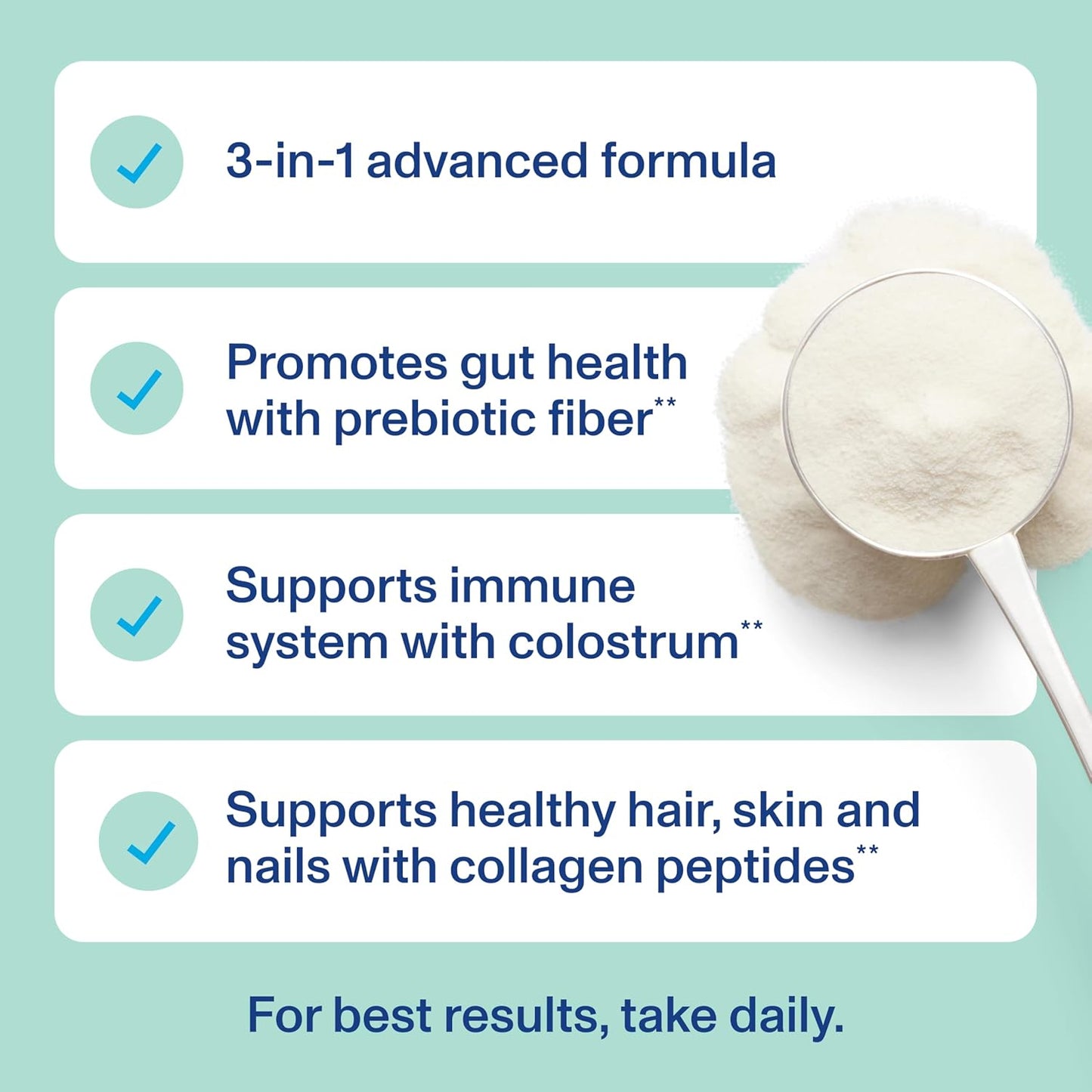 Vital Proteins - Advanced Collagen Peptides + Colostrum + Prebiotic Fiber | 144 g