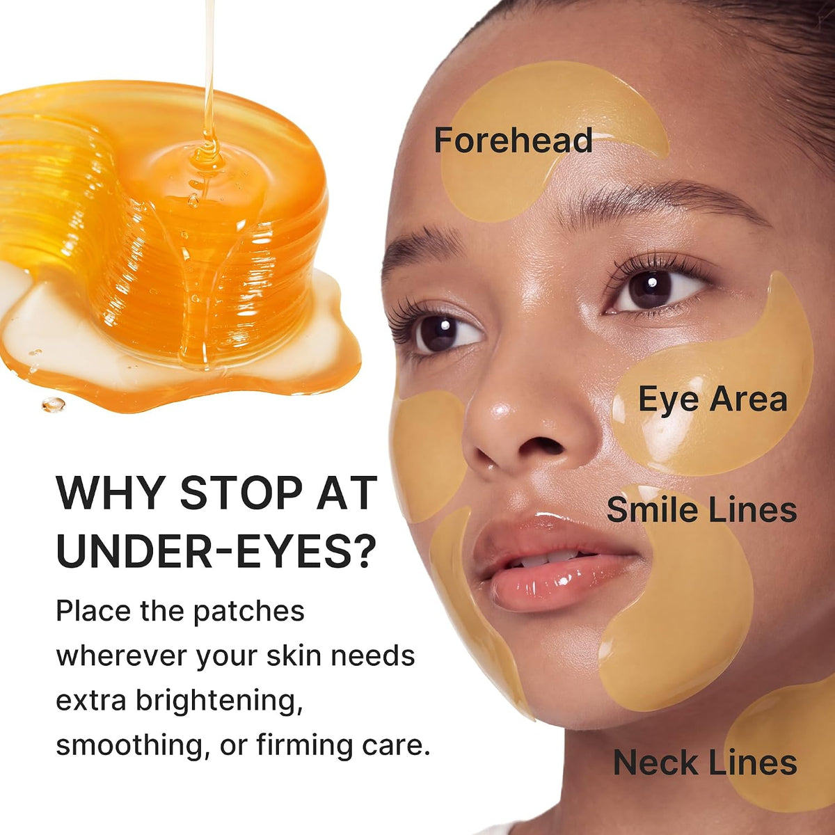 MEDICUBE - Kojic acid turmeric eye patches - 60 pcs