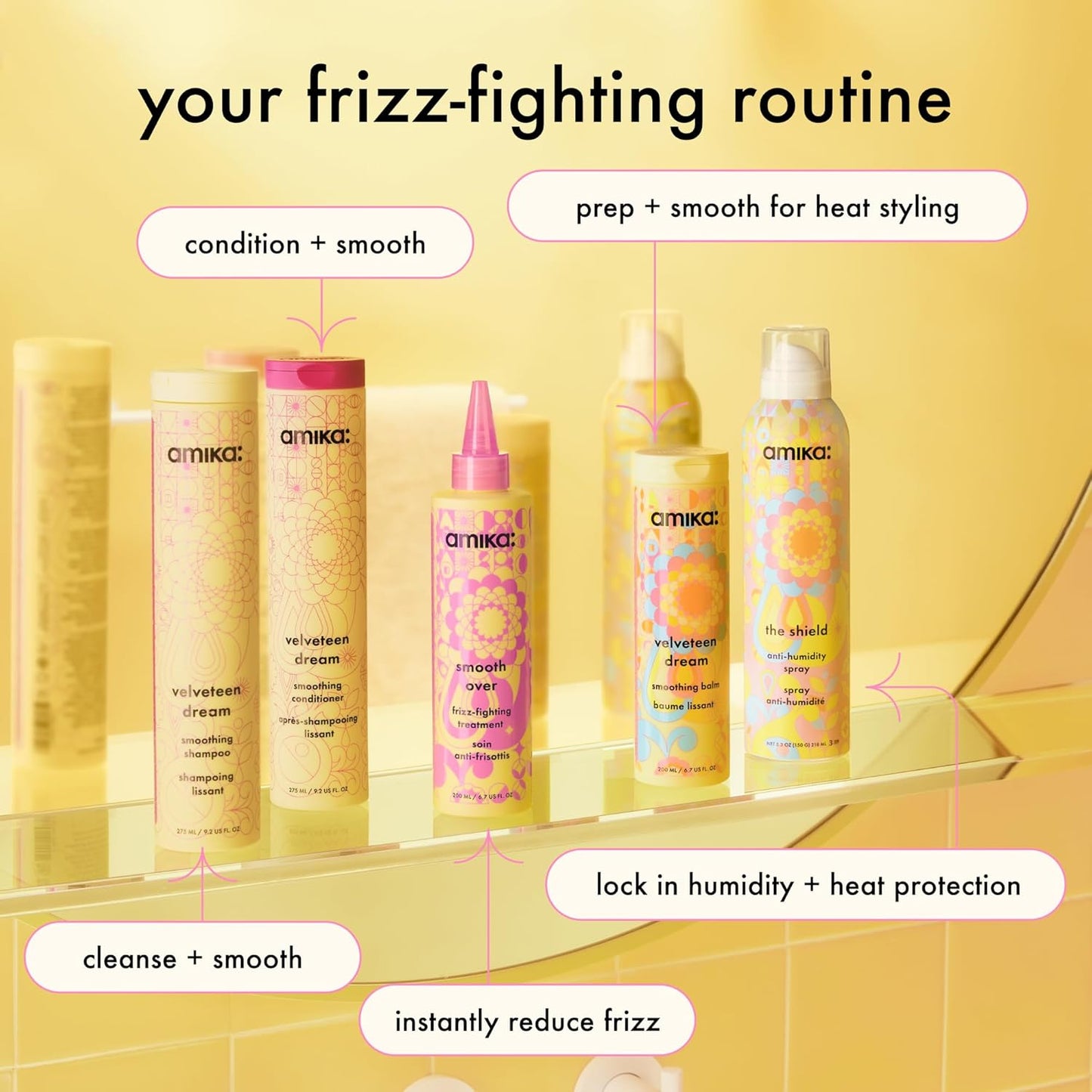 amika - Season's Smoothing Anti-Frizz Set