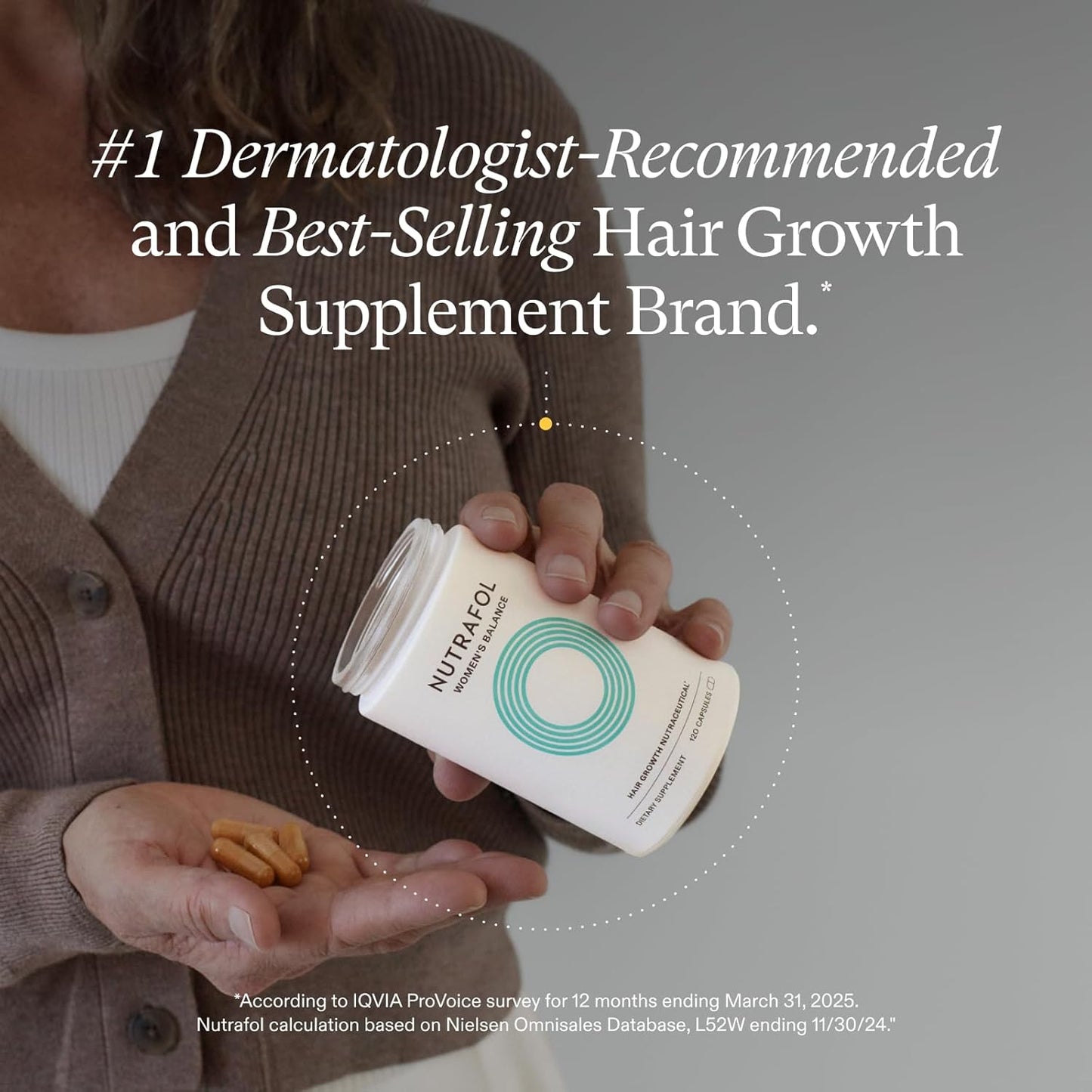 NUTRAFOL WOMEN's BALANCE - HAIR GROWTH NUTRACEUTICAL | 120 CAPSULES