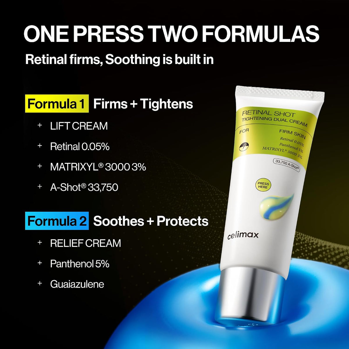 Celimax - RETINAL SHOT TIGHTENING DUAL CREAM | 50 ML