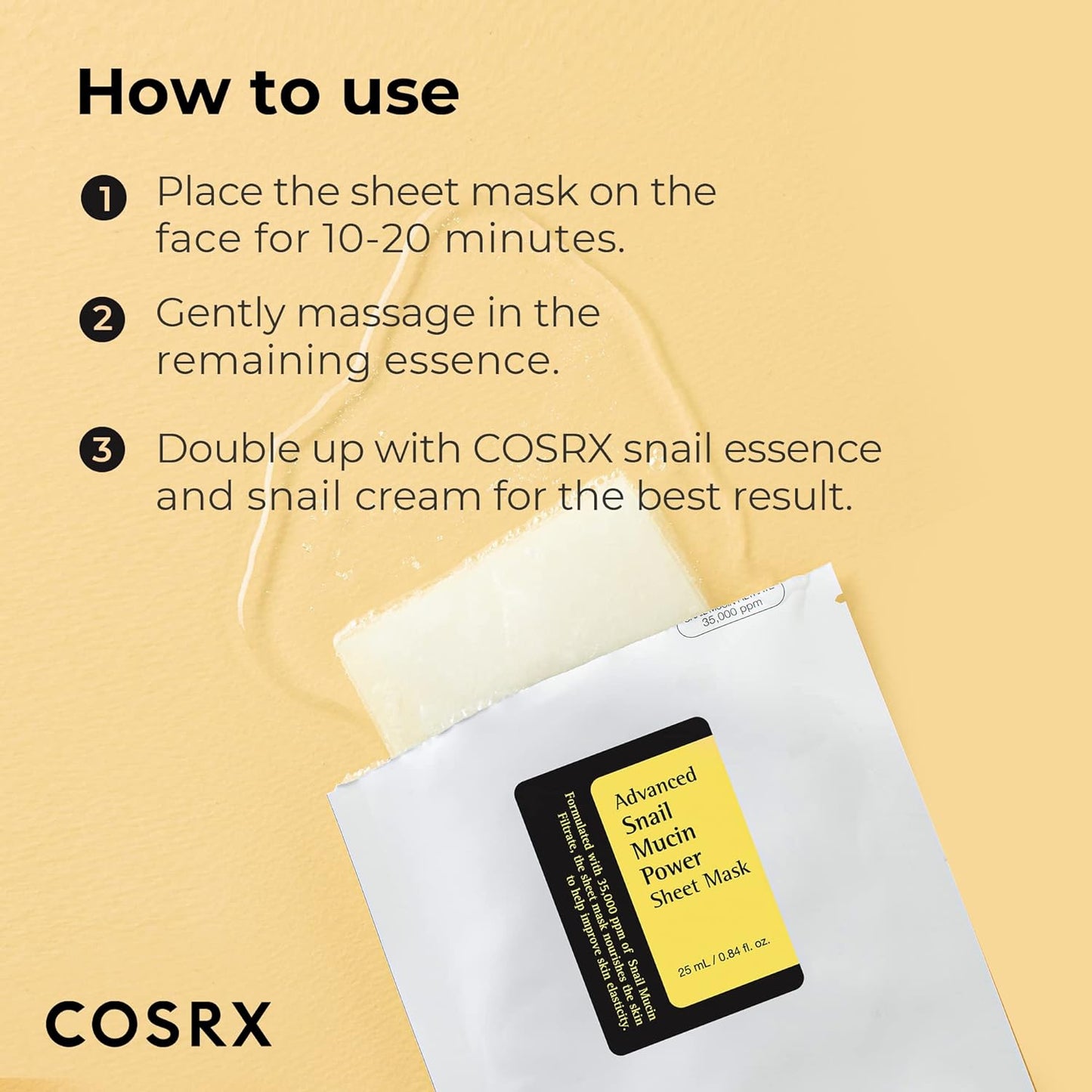 COSRX - Advanced Snail Mucin Power Sheet Mask