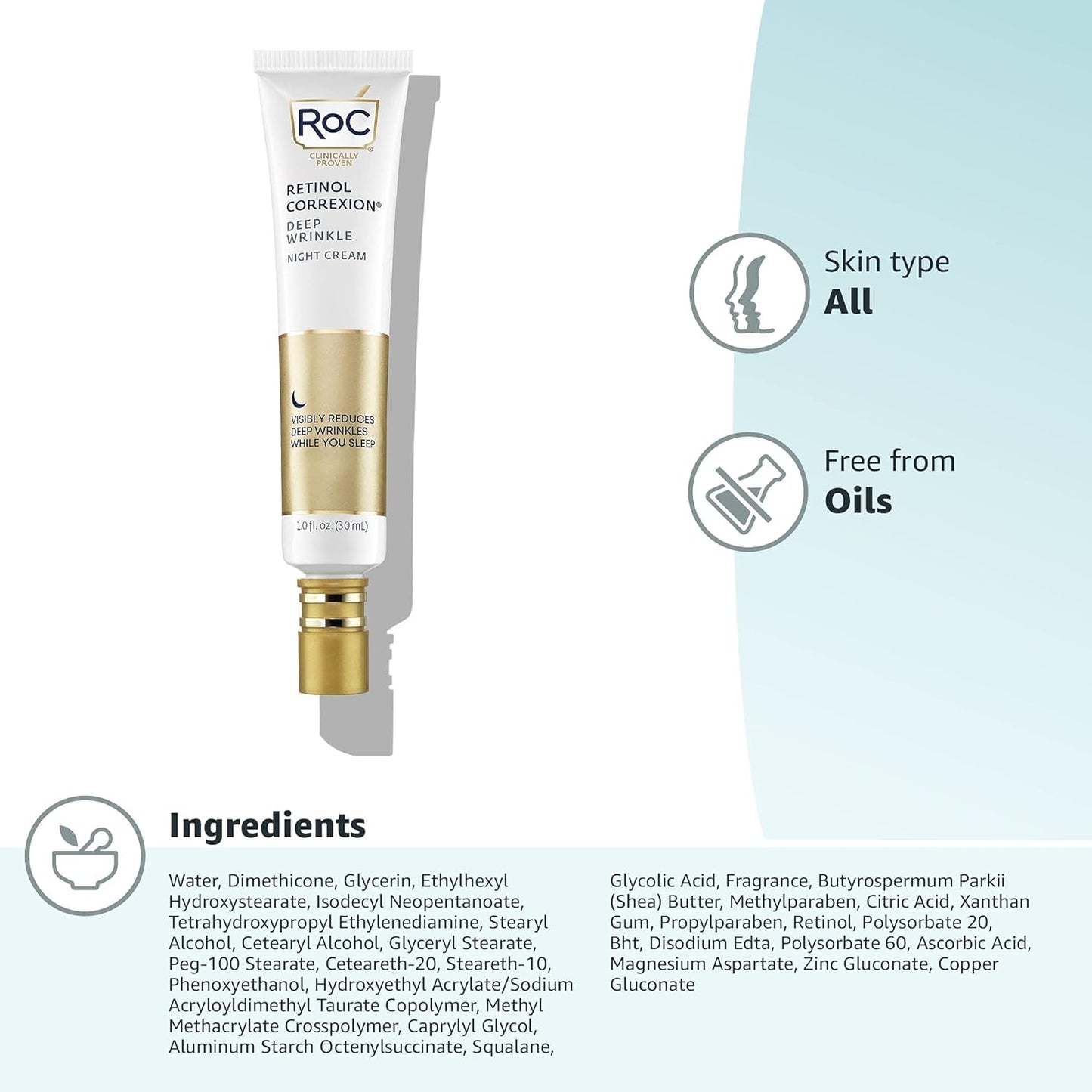 ROC - RETINOL CORREXION® Deep Wrinkle Night Cream | 30 mL
