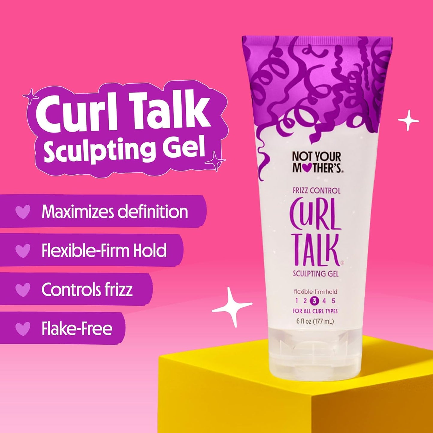 NOT YOUR MOTHER - CURL TALK SCULPTING GEL | 177 ML