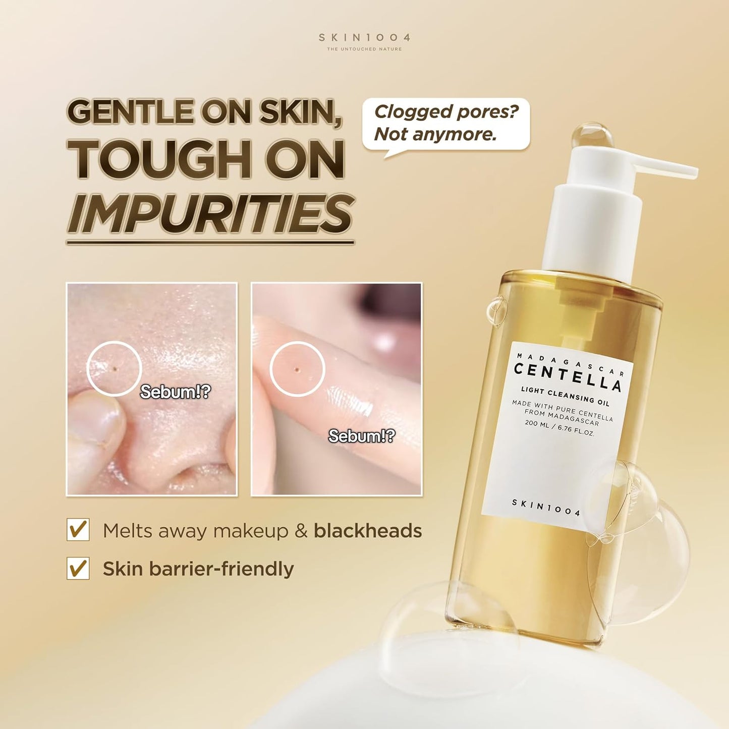 SKIN1004 - CENTELLA LIGHT CLEANSING OIL