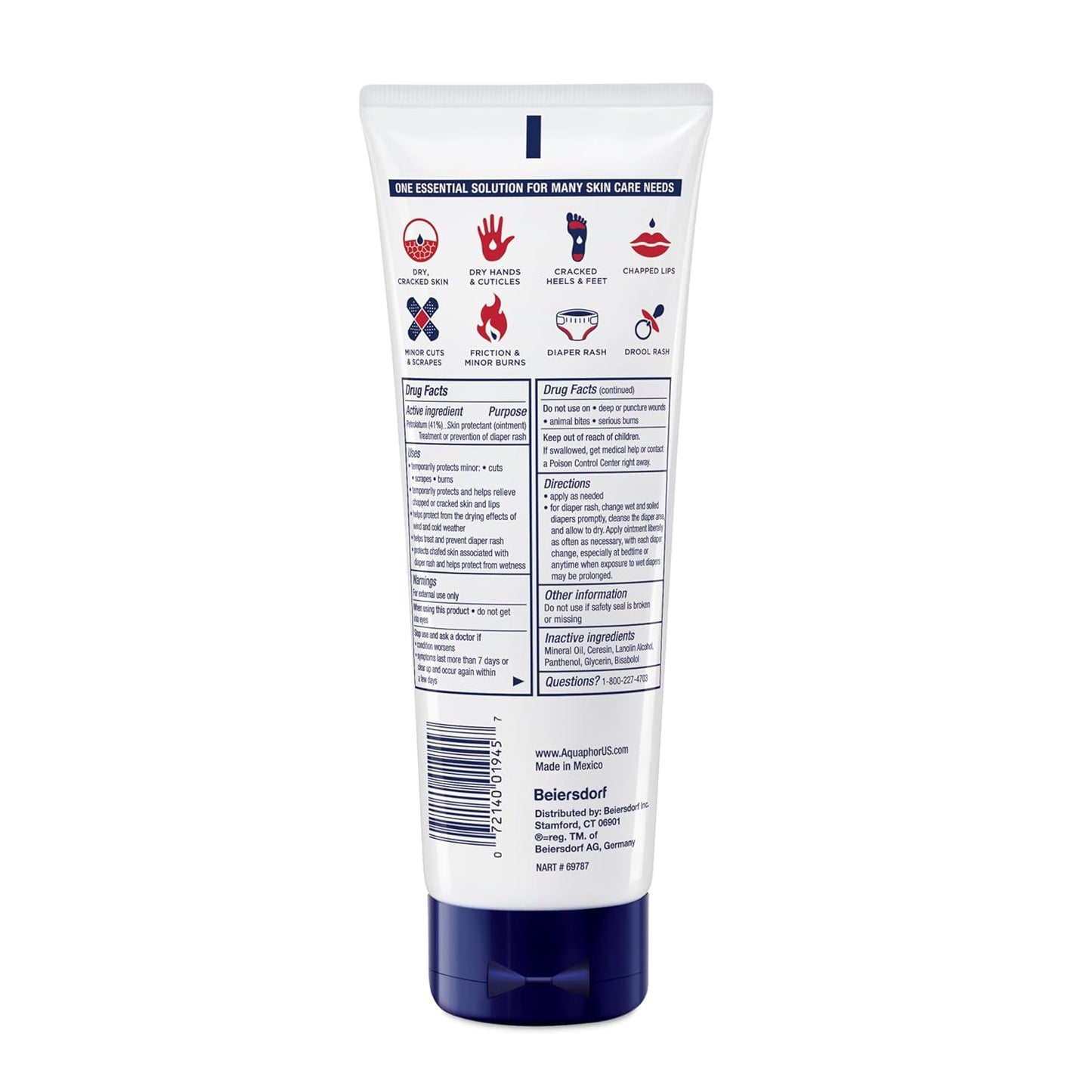 Aquaphor - Healing Ointment Advanced Therapy Skin Protectant Tube | 198 g