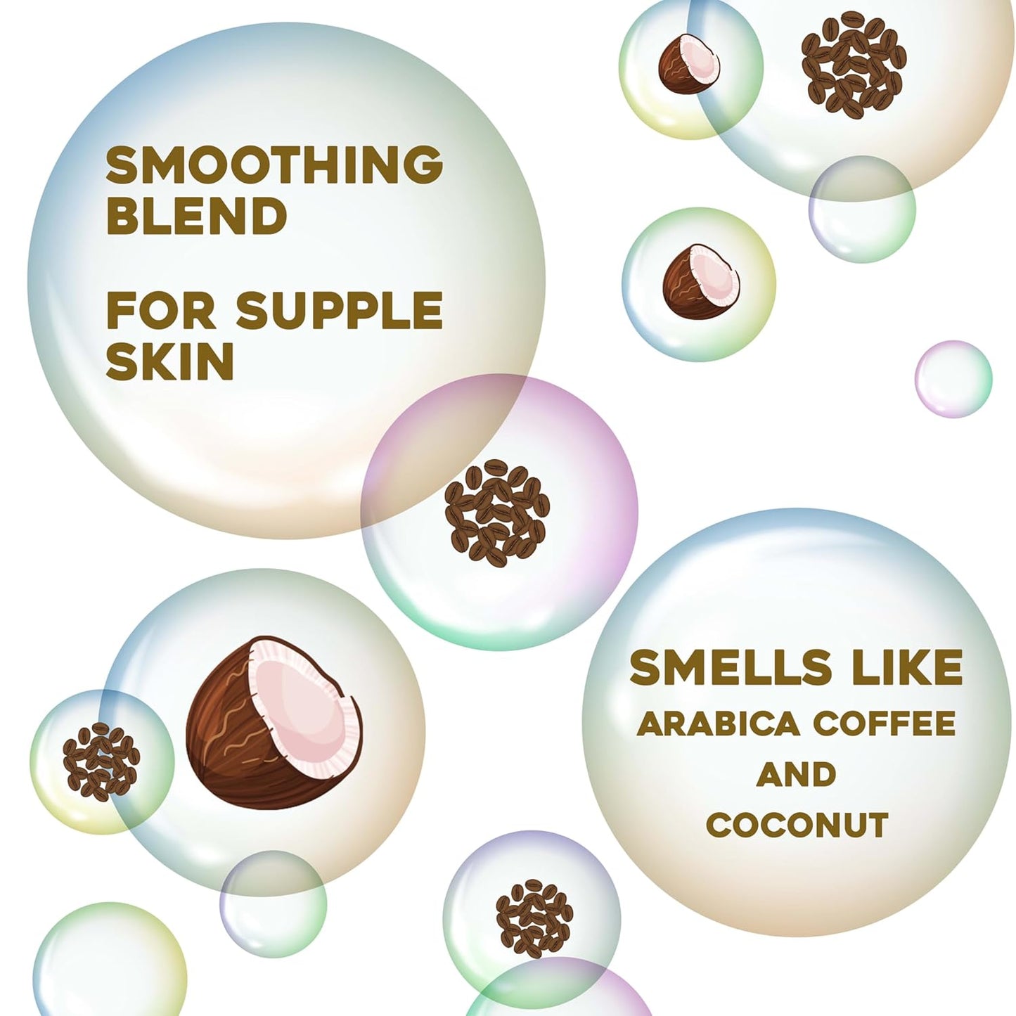OGX - Smoothing + Coconut Coffee Exfoliating Body Scrub with Arabica Coffee & Coconut Oil | 577 mL