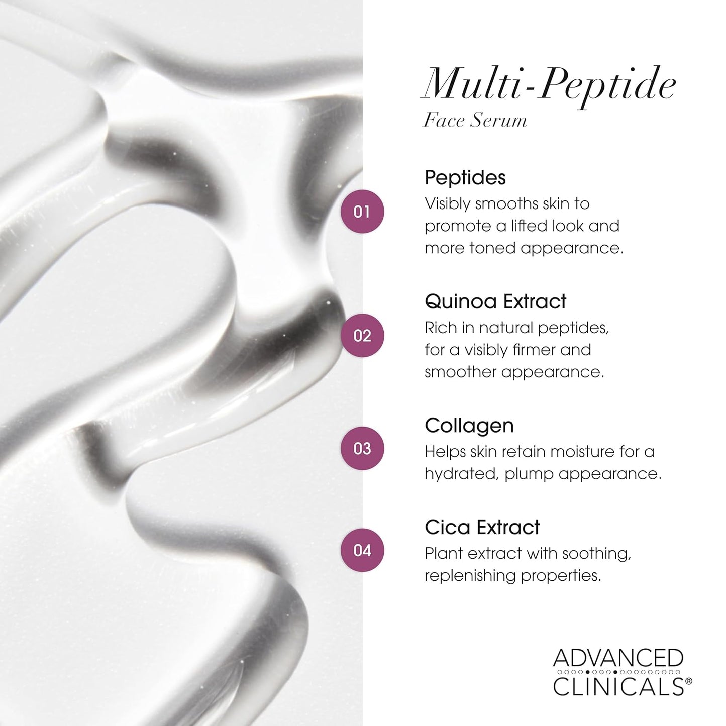 Advanced Clinicals - Multi Peptides Serum | 52 mL