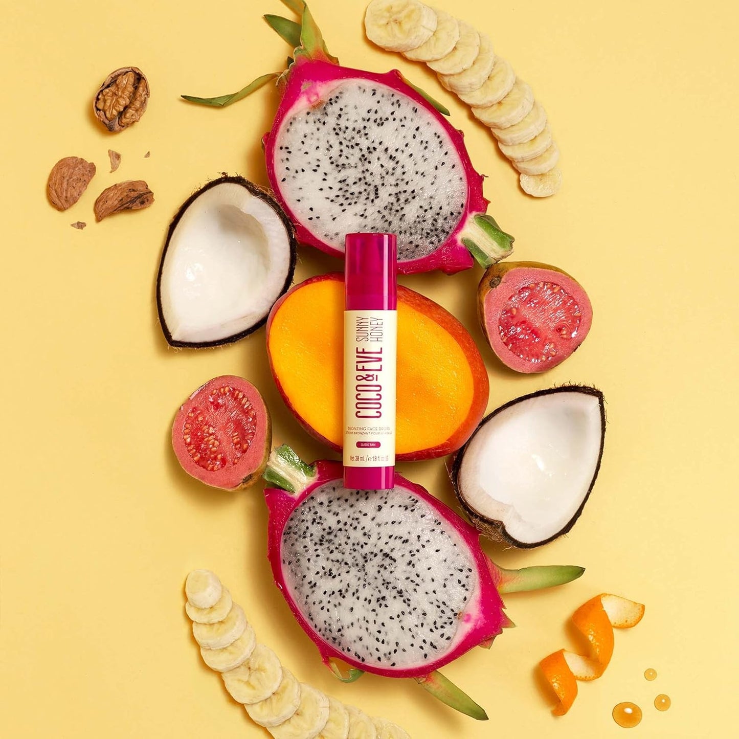 Coco & Eve - Sunny Honey Bronzing Face Tanning Drops | Dark | 30 mL