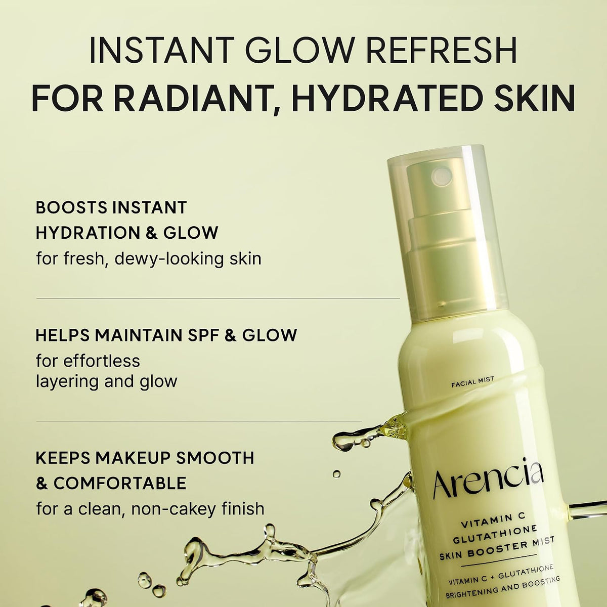 Arencia - Vitamin C Glutathione Skin Booster Mist | 100 mL