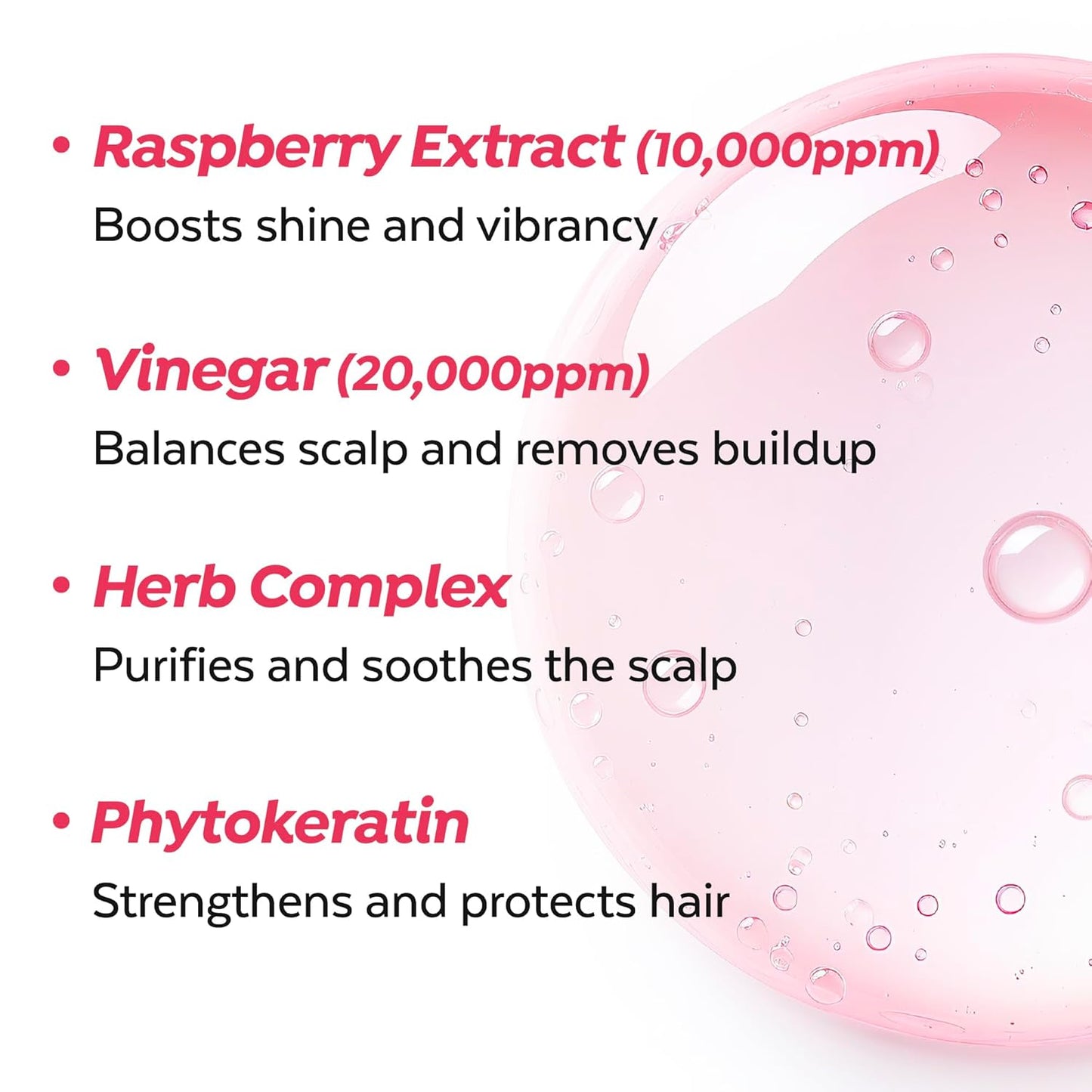 A'PIEU - Raspberry Scalp Vinegar Hair Rinse | 200 mL