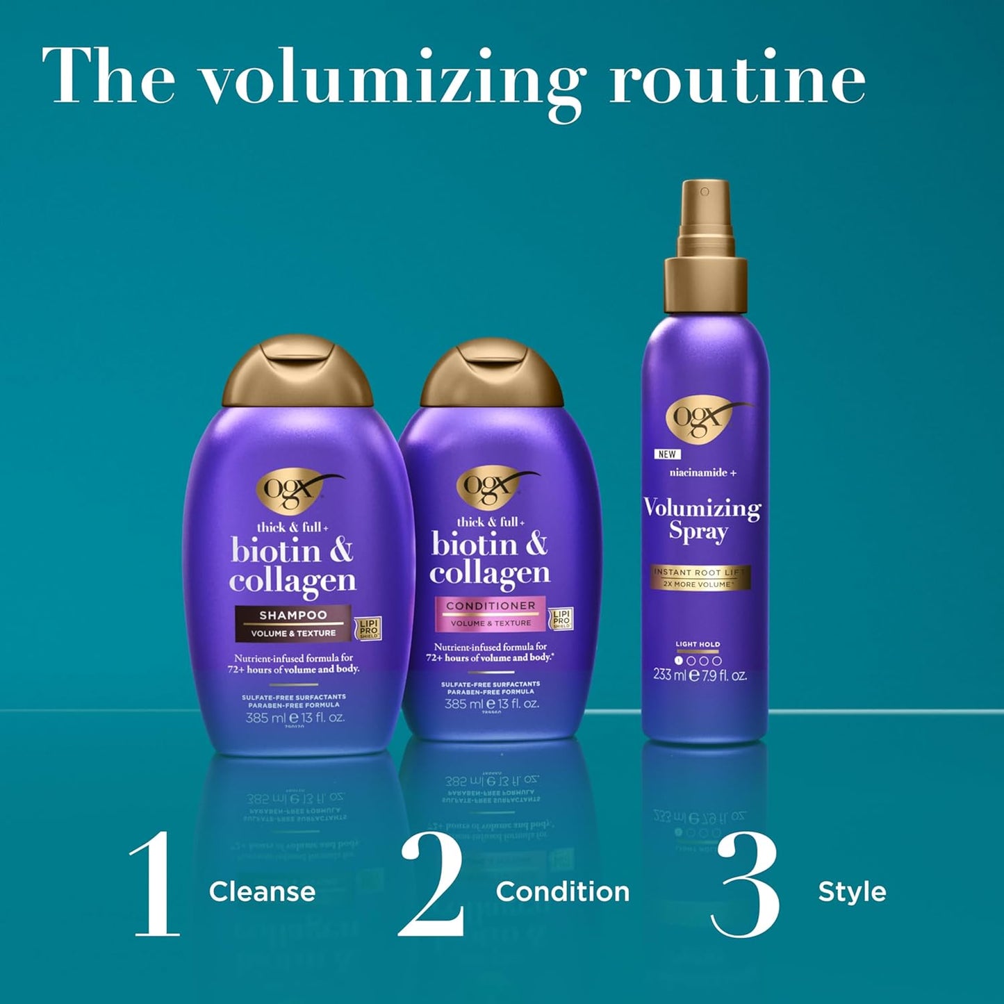 OGX - Thick & Full + Biotin & Collagen Volumizing Shampoo | 385 mL