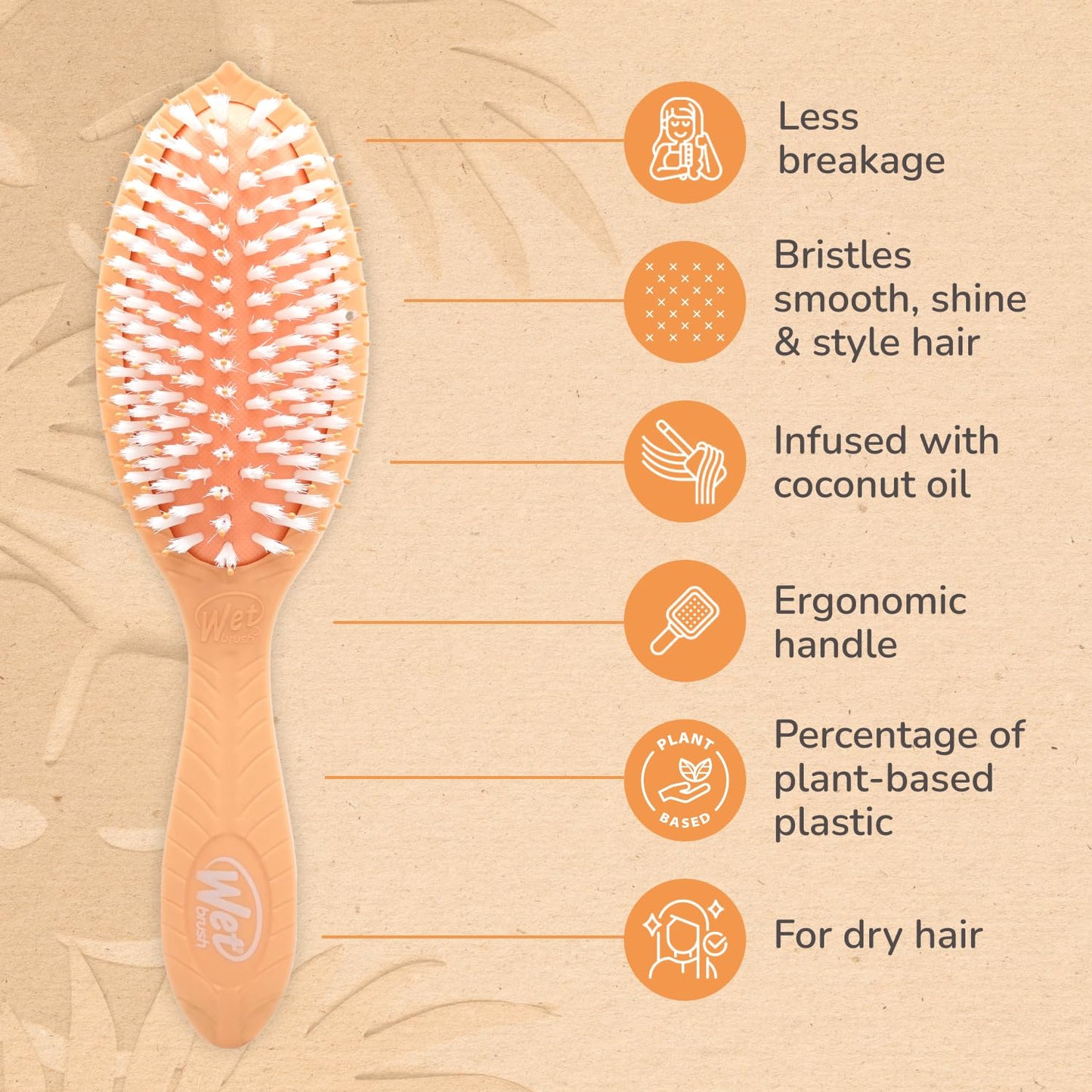Wet Brush - Go Green Treatment & Shine - Coconut Oil