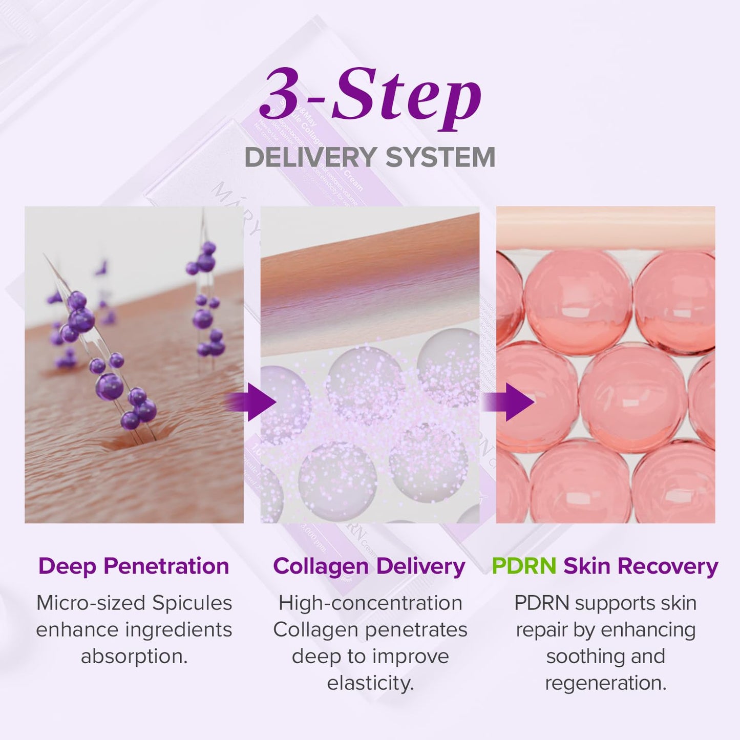 Mary & May - Spicule Collagen PDRN Cream | 15 g