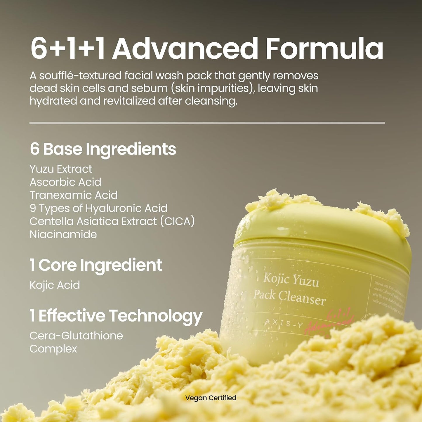 AXIS-Y - Kojic Yuzu Pack Cleanser