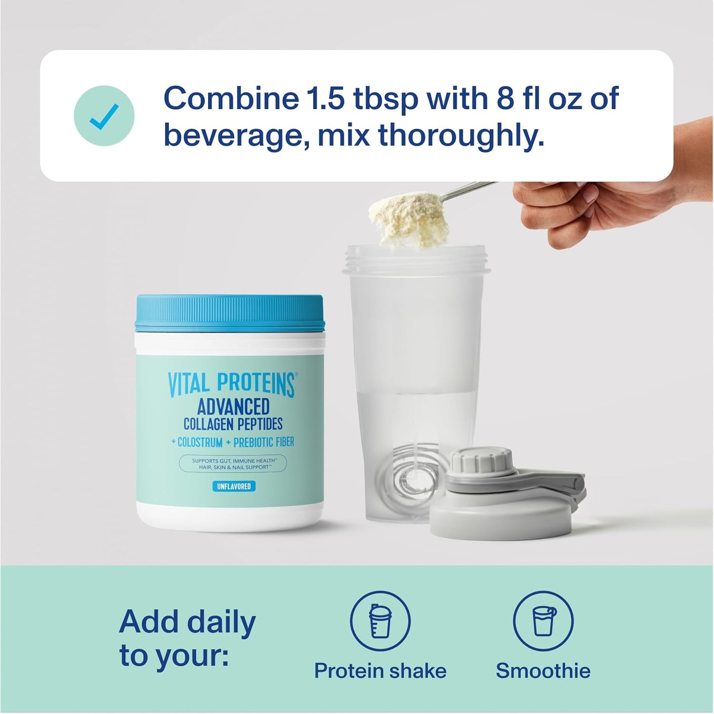 Vital Proteins - Advanced Collagen Peptides + Colostrum + Prebiotic Fiber | 144 g