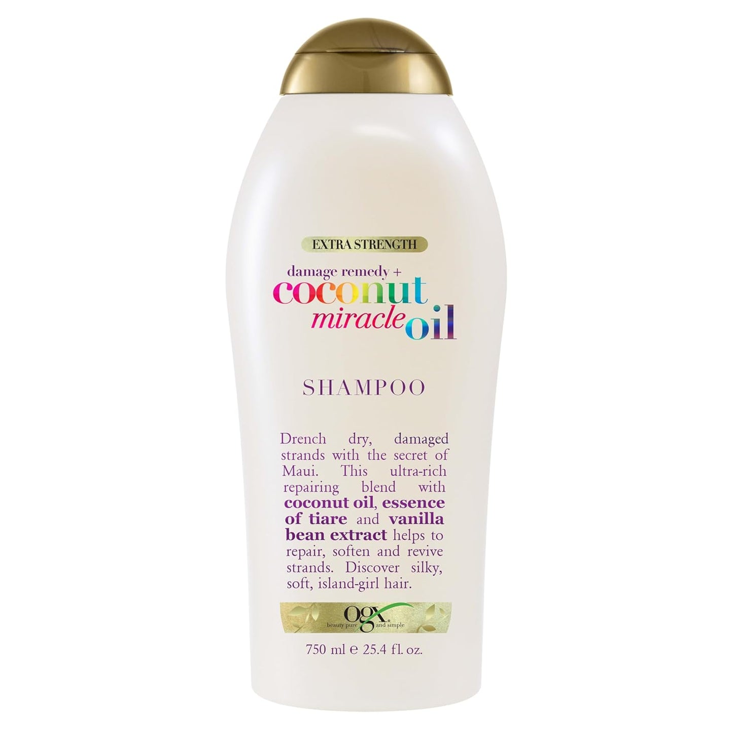 OGX - Extra Strength Damage Remedy + Coconut Miracle Oil Shampoo | 750 mL