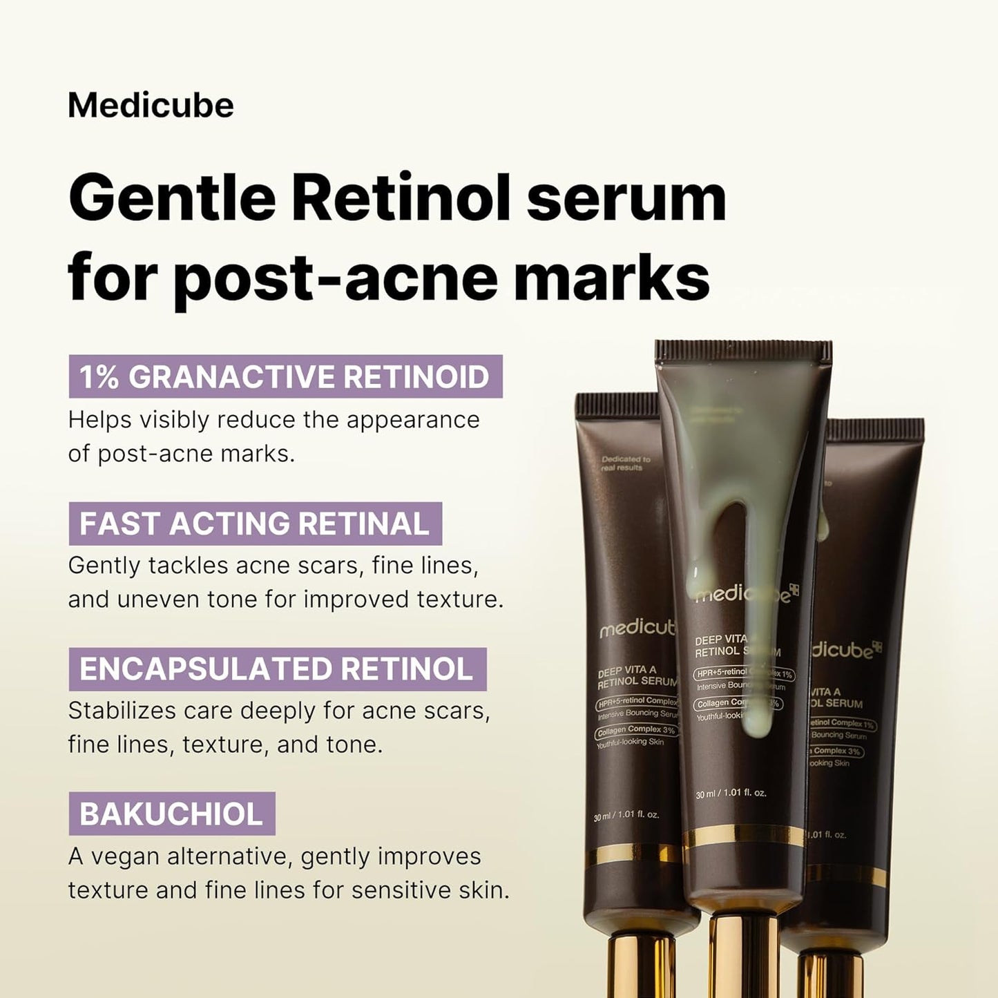MEDICUBE - Deep Vita A Retinol Serum | 30 mL