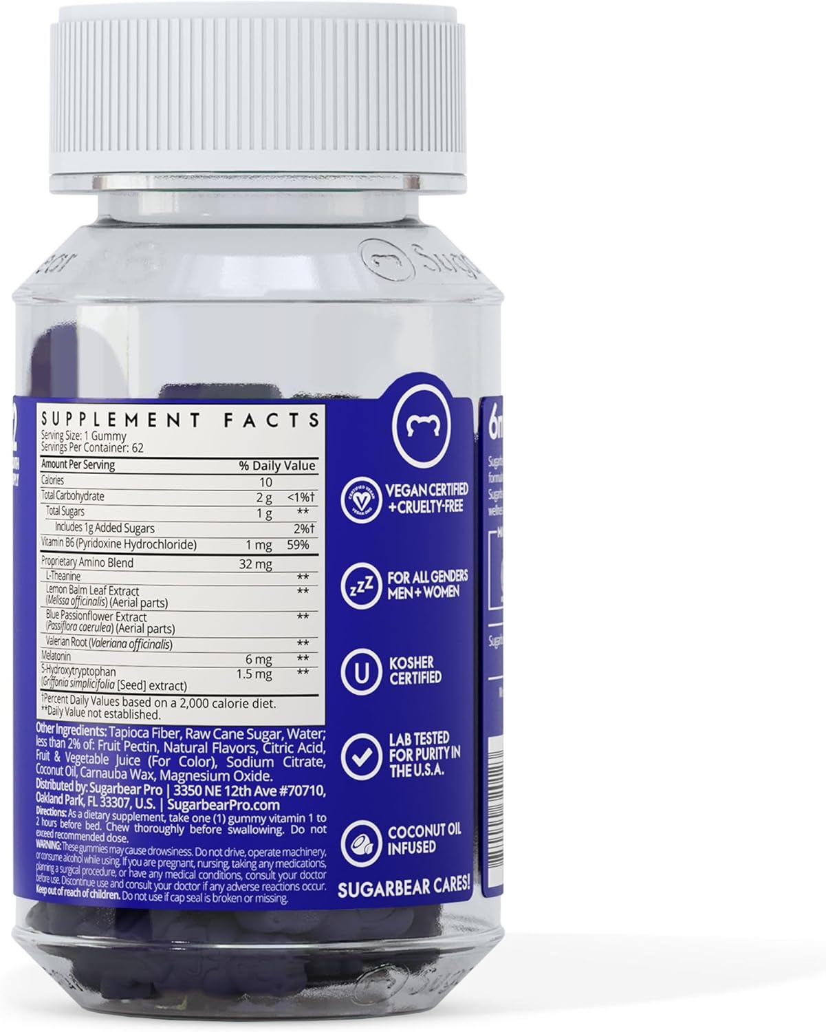 Sugarbear - Sleep Deep 5‑HTP Vitamin Gummies | 2 MONTHS