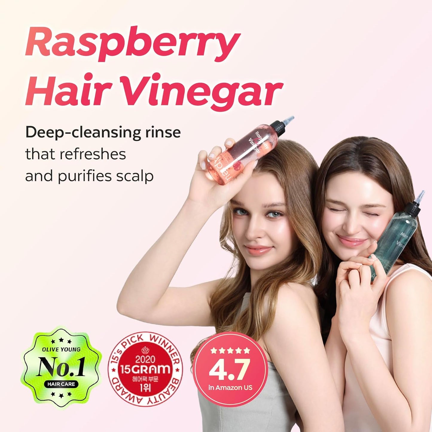 A'PIEU - Raspberry Scalp Vinegar Hair Rinse | 200 mL
