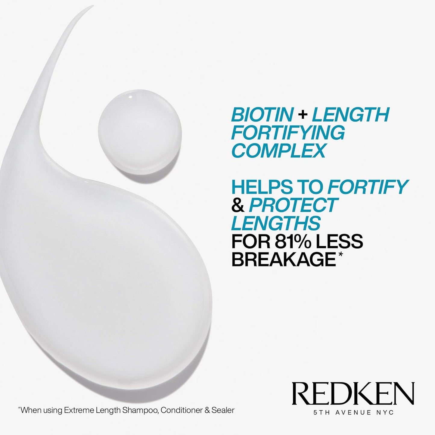 REDKEN - EXTREME LENGTH SHAMPOO WITH BIOTIN