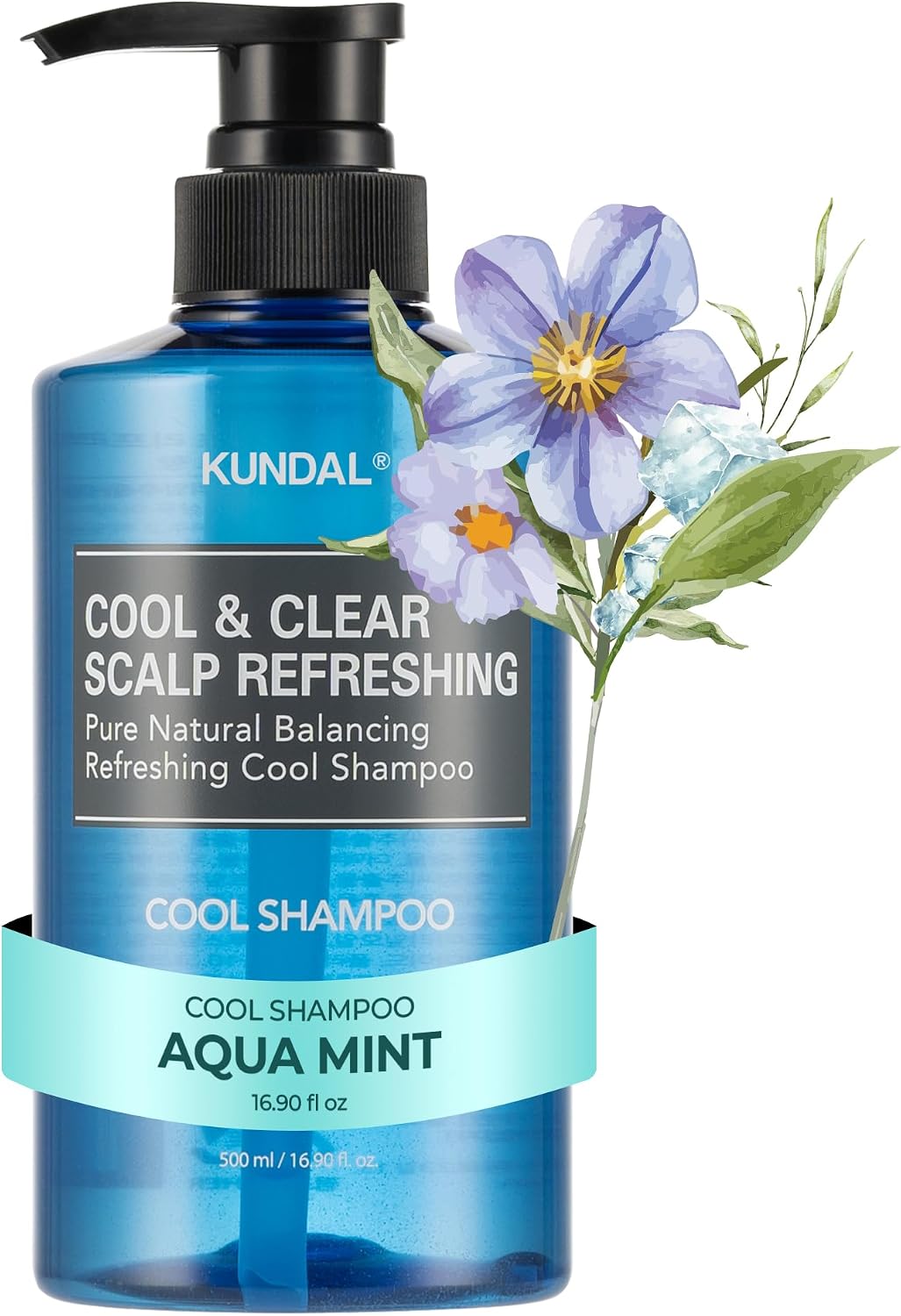 KUNDAL - SCALP REFRESHING COOL SHAMPOO | 500ML - AQUA MINT