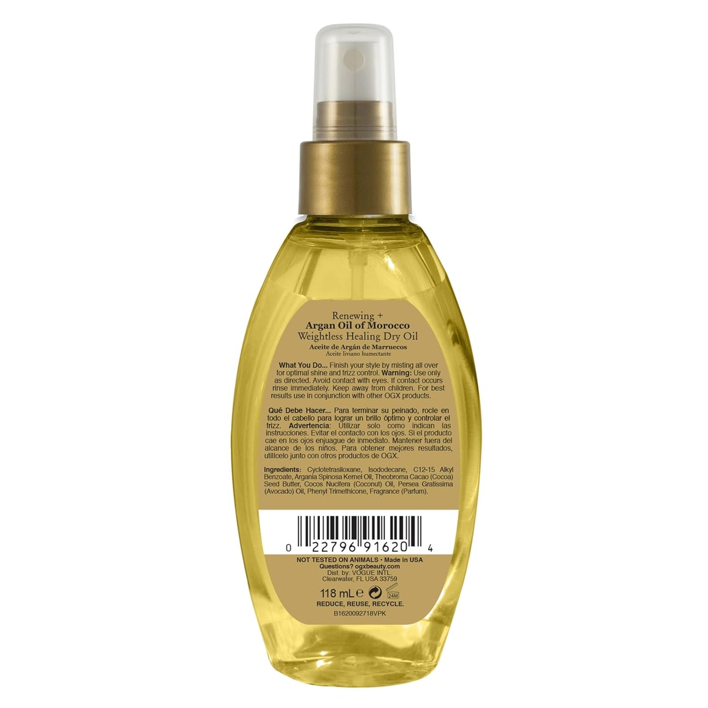 OGX - Renewing + Argan Oil of Morocco Weightless Healing Dry Oil Spray | 118 mL