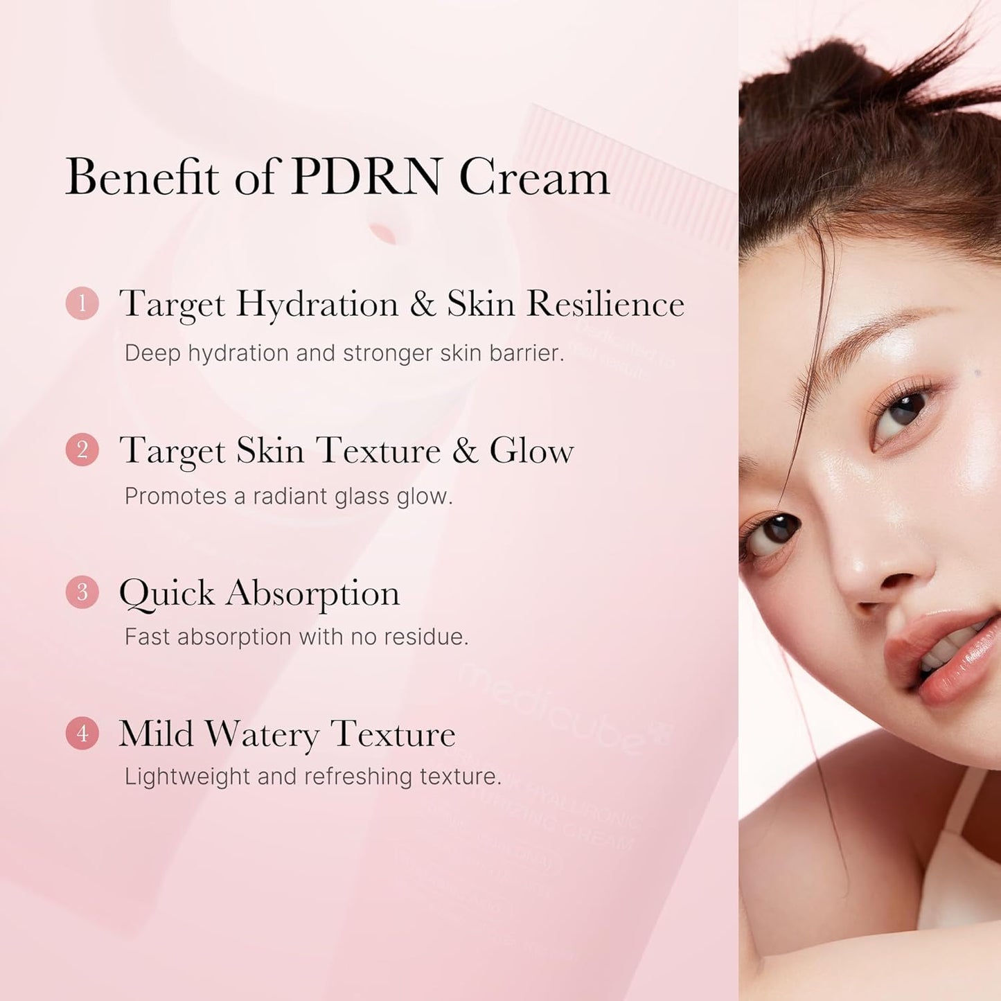 MEDICUBE - PDRN Pink Hyaluronic Moisturizing Cream | 50 ML