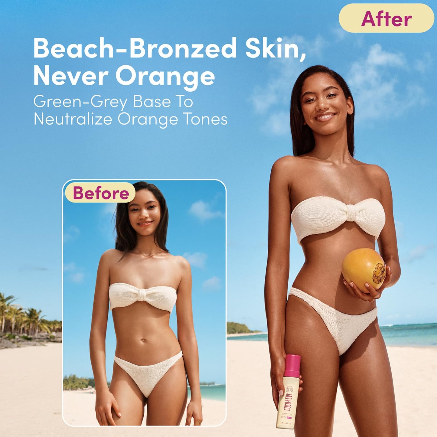 Coco & Eve - Sunny Honey Self Tanner Foam - (Ultra Dark) | 200 mL
