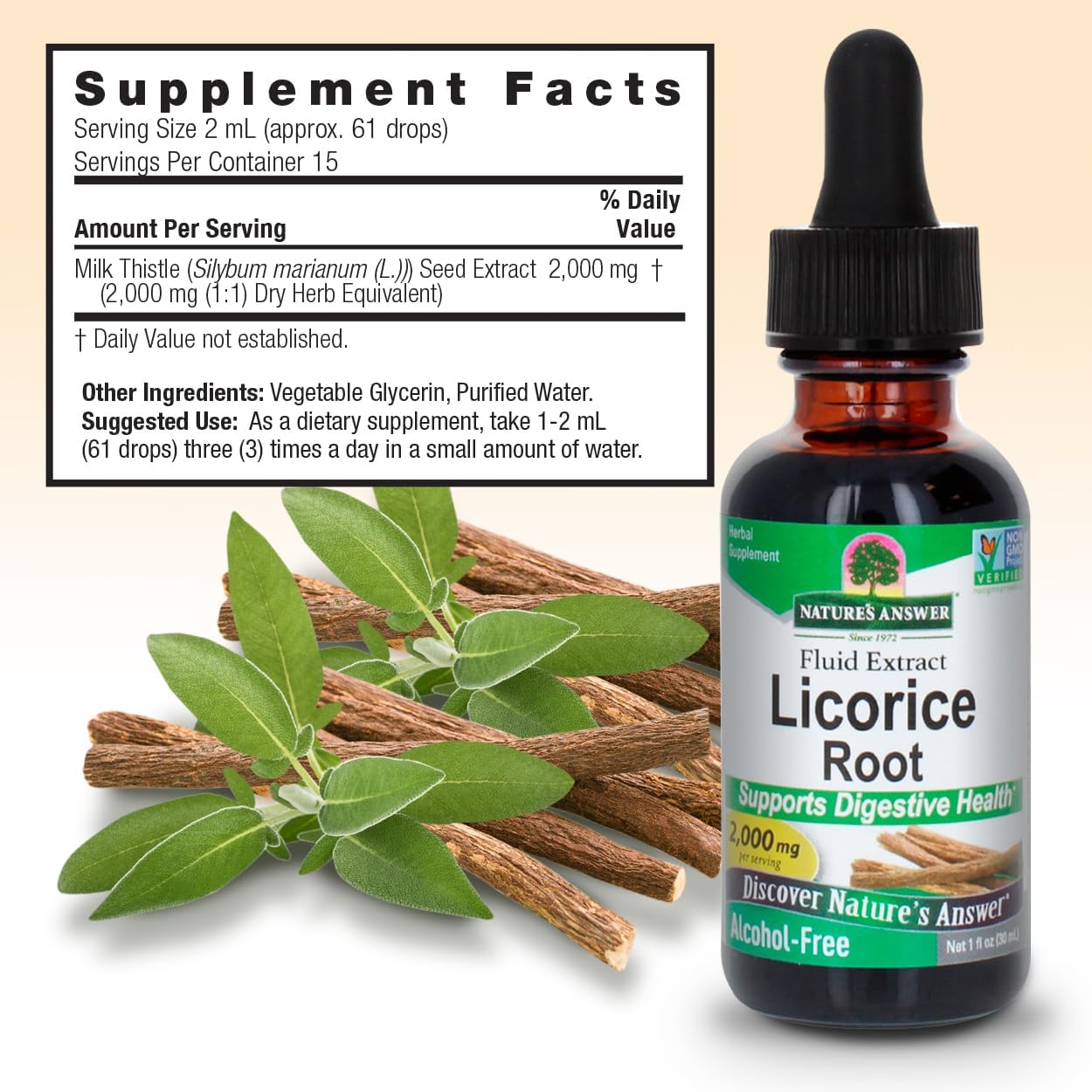 Nature's Answer - Licorice Root | 30 mL