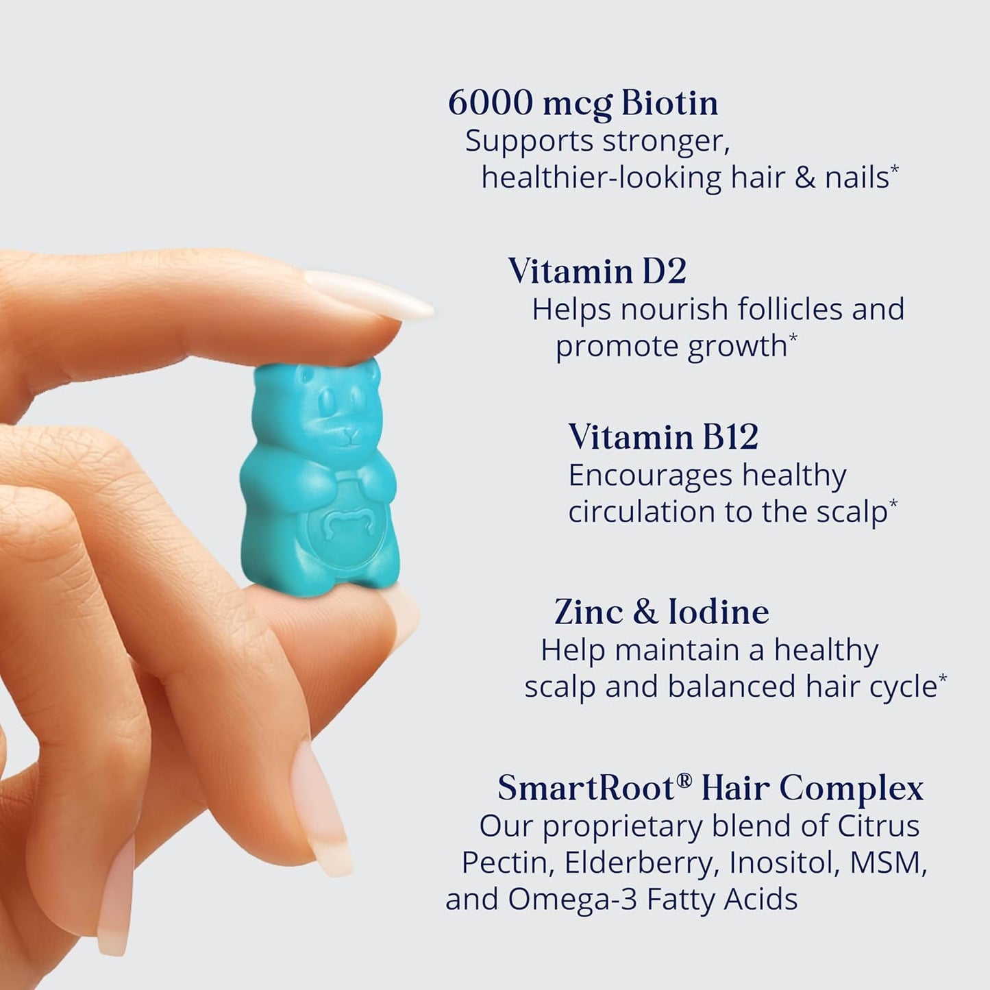 Sugarbear Pro Hair Vitamin Vegan Gummies - 1 Month