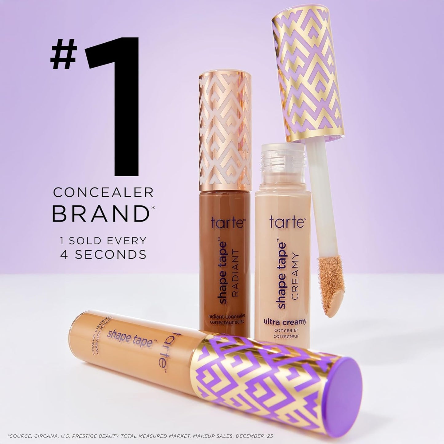 tarte - most-wanted shape tape concealer (35N) & mascara duo