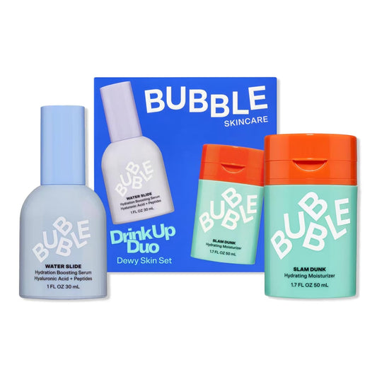 Bubble - Skincare drink up duo dewy skin care set - Travel size gift set