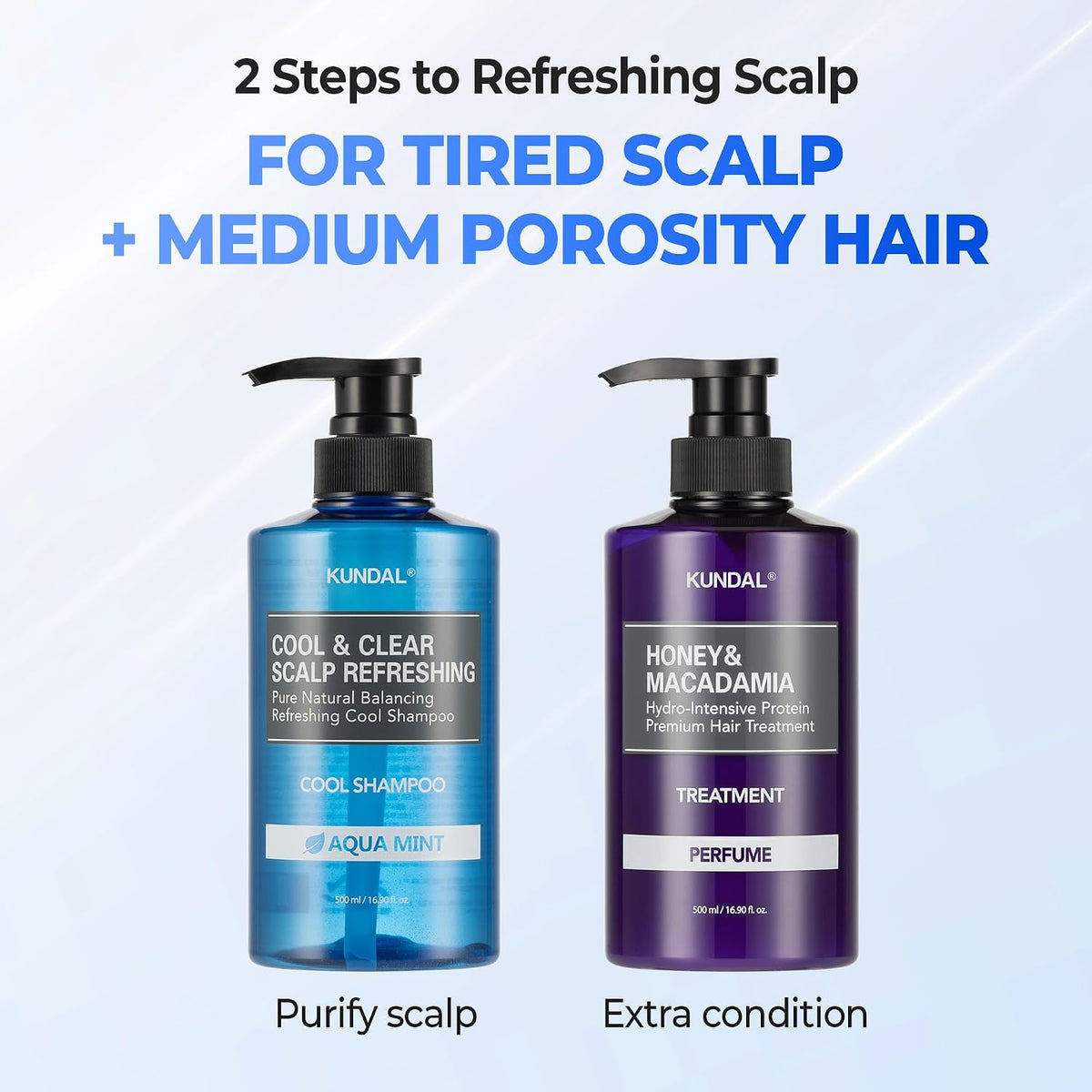 KUNDAL - SCALP REFRESHING COOL SHAMPOO | 500ML - AQUA MINT