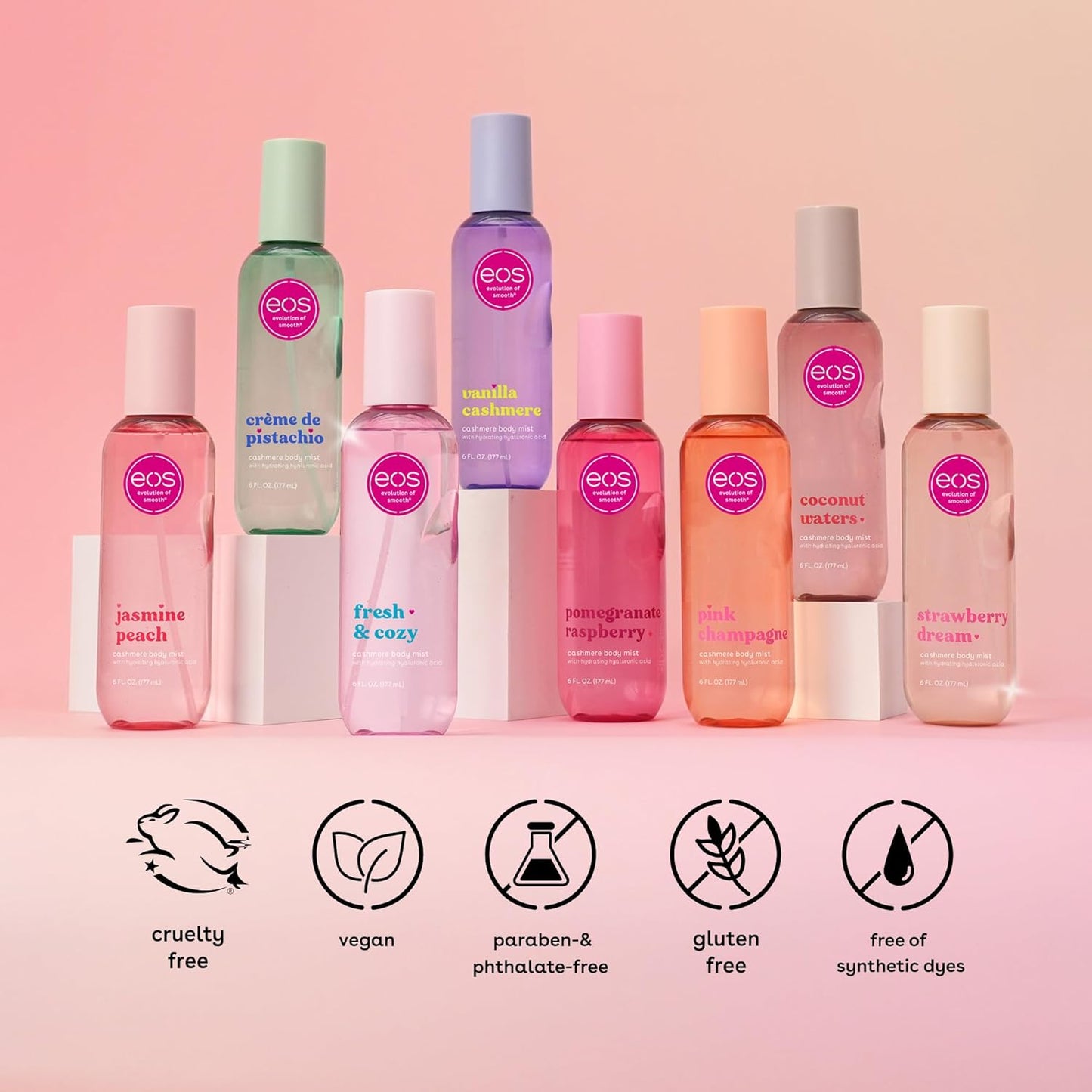 eos - shea better BODY MIST | VANILLA CASHMERE | 127 mL