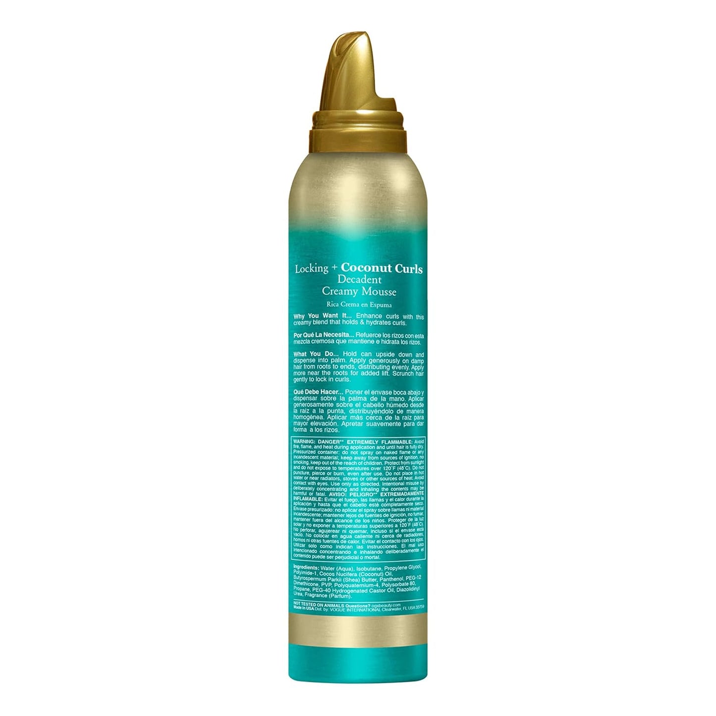 OGX - Locking + Coconut Curls Decadent Creamy Mousse | 224 g