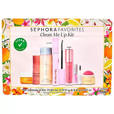 Sephora Favorites - Clean Me Up Makeup and Skincare Value Set