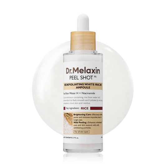Dr.Melaxin - Peel Shot Exfoliating White Rice Ampoule | 80 ML