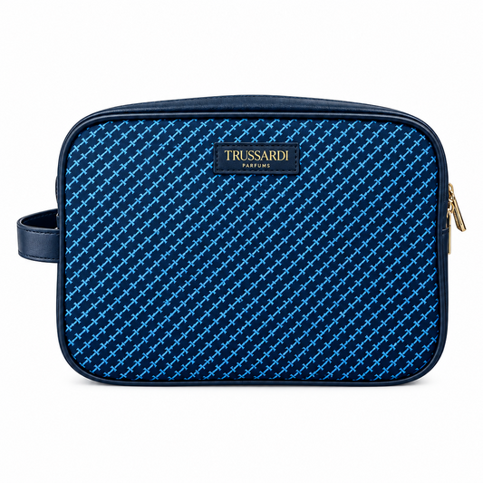 Trussardi - Large Navy Pouch