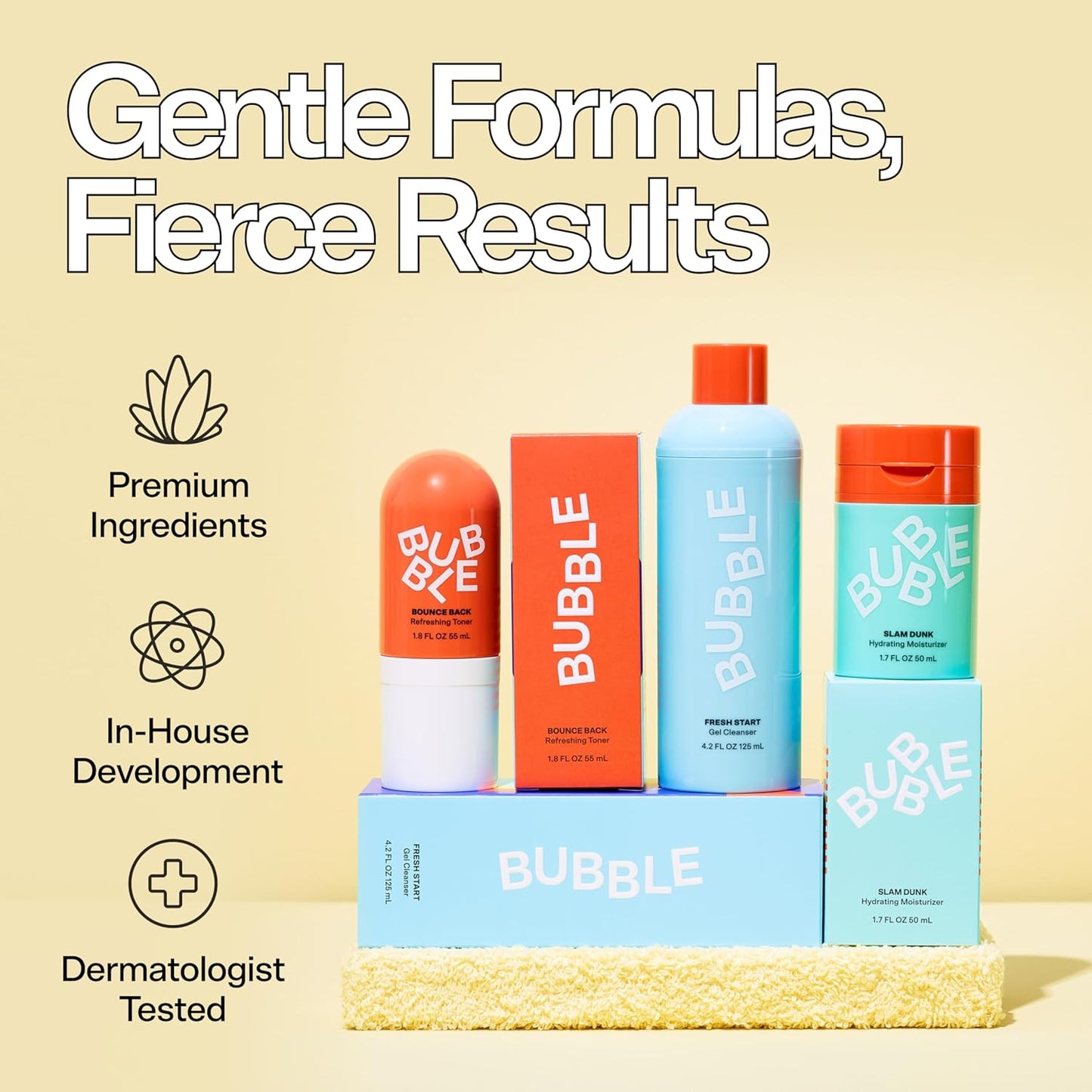 Bubble - Skincare drink up duo dewy skin care set - Travel size gift set